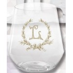 14 Oz. Hard Plastic Stemless Wine Glass Custom Imprinted