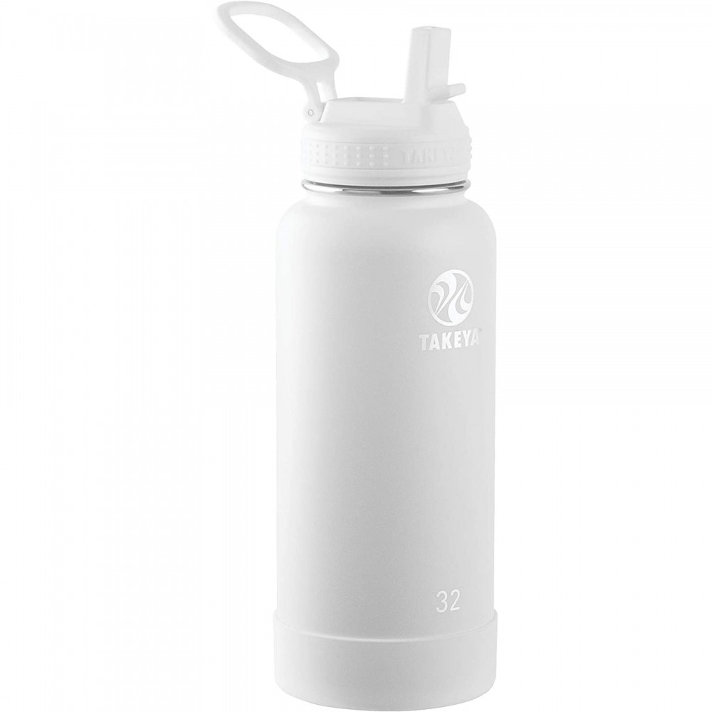 32 oz Takeya Actives Water Bottle w/Straw Lid with Logo