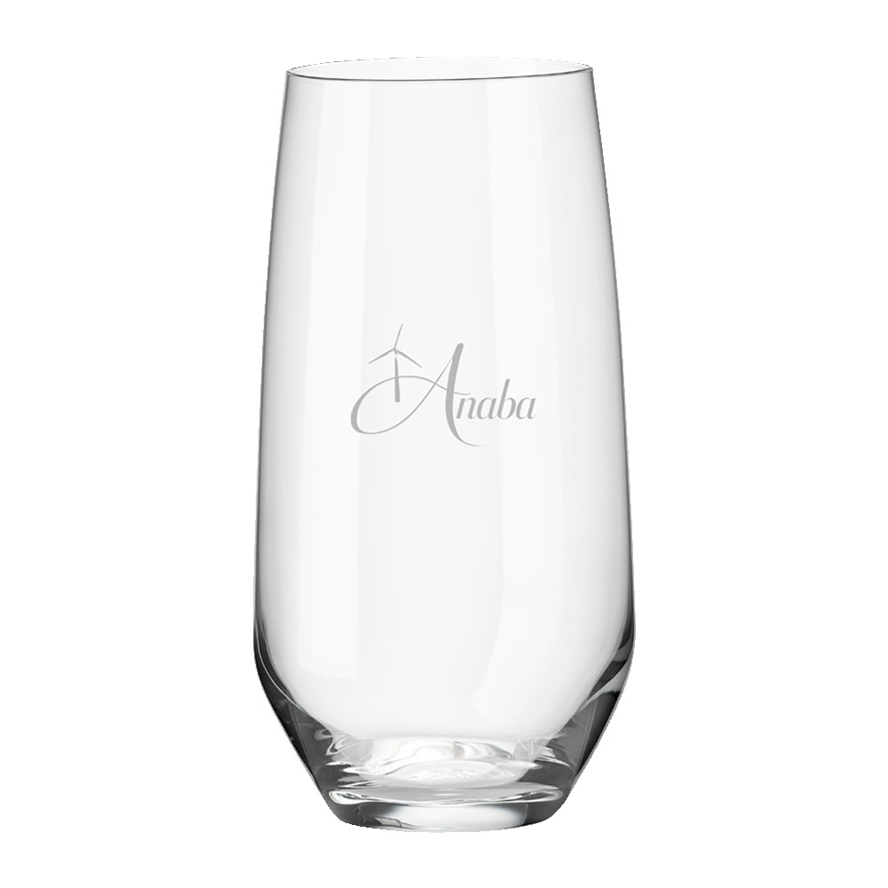 16oz. Charisma Long Drink Glass with Logo