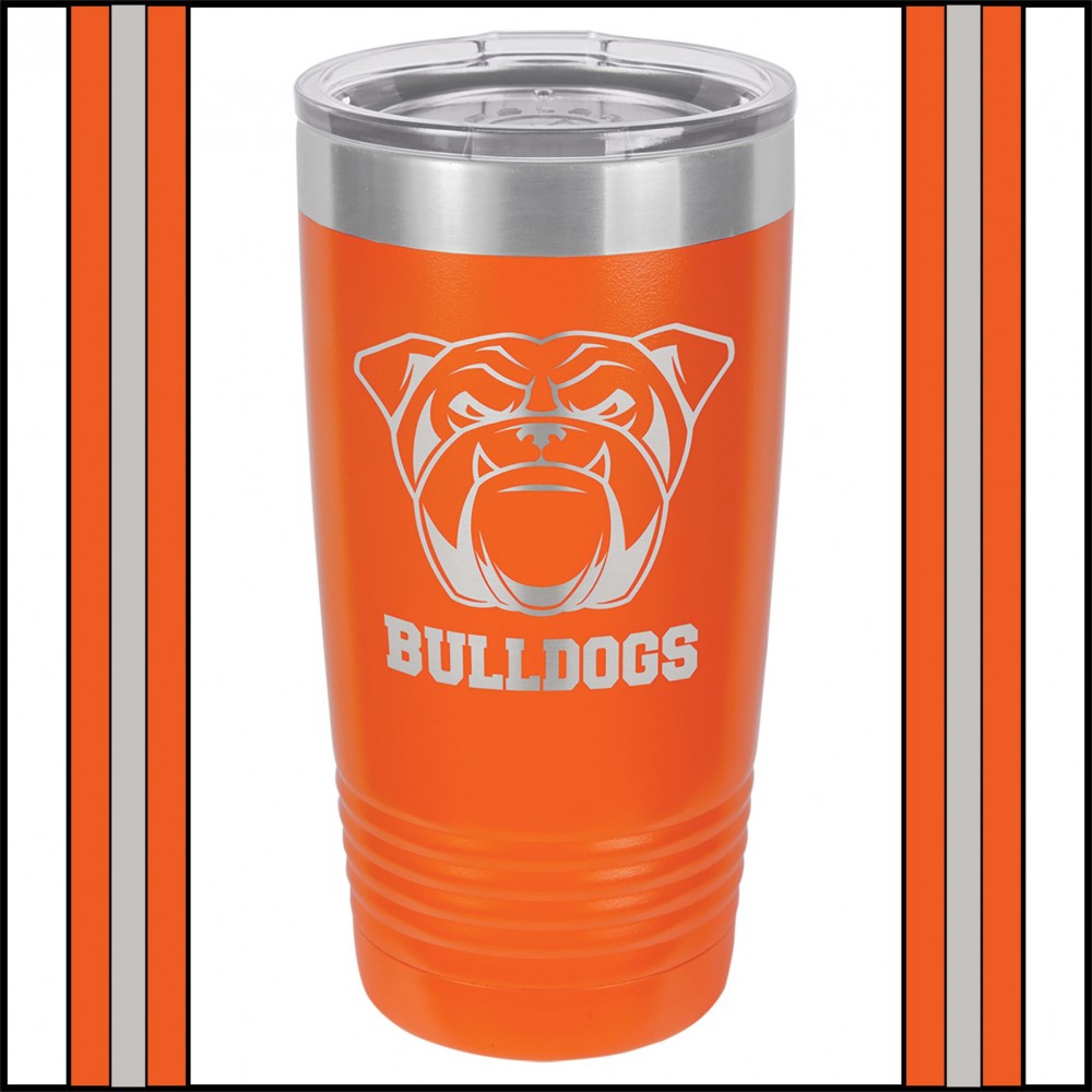 Custom Imprinted 20 oz Orange Stainless Steel Polar Camel Vacuum Insulated Tumbler Custom Imprinted 20 oz Orange Stainless Steel Polar Camel Vacuum Insulated Tumbler