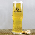 Logo Printed 16 Oz. Evolution Pilsner Glass w/Screen Printed Logo