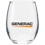Personalized 9 oz Perfection Stemless Wine Taster Glass (Clear)