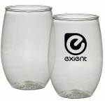 Stemless Tritan Wiine Glass Custom Printed