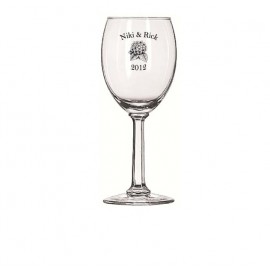 7.75 Ounce Libbey Napa Wine Glass with Logo