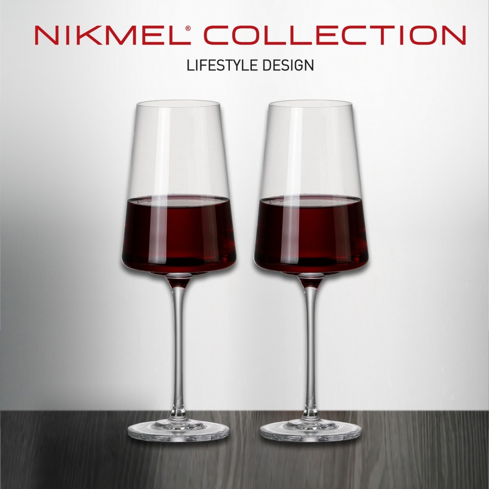 Custom Metropolitan Red Wine Glass Stemware - Set of 2
