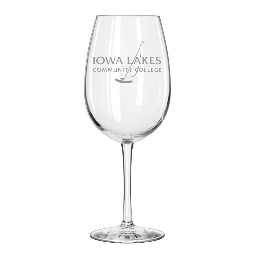 19.75 Ounce Vina Line Wine Glass with Logo
