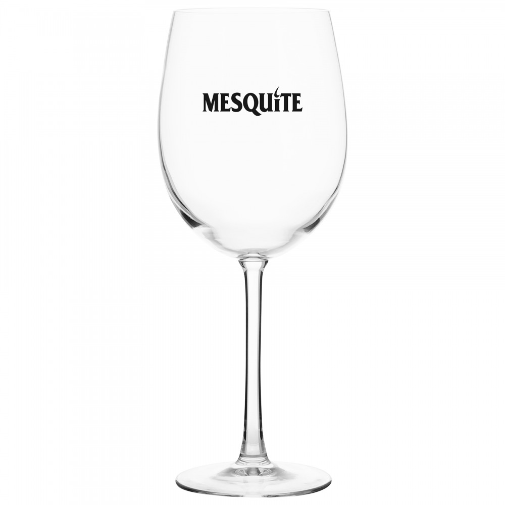 18.75oz Allure Wine Glass (Clear) Logo Printed 18.75oz Allure Wine Glass (Clear) Logo Printed