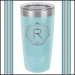 Custom Branded 20 oz Light Blue Stainless Steel Polar Camel Vacuum Insulated Tumbler