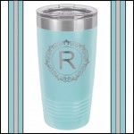 Custom Branded 20 oz Light Blue Stainless Steel Polar Camel Vacuum Insulated Tumbler