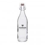 34 oz Glass Carafe (Swing Top Cap) with Logo