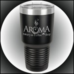 Logo Printed 30 oz Black Stainless Steel Polar Camel Vacuum Insulated Tumbler