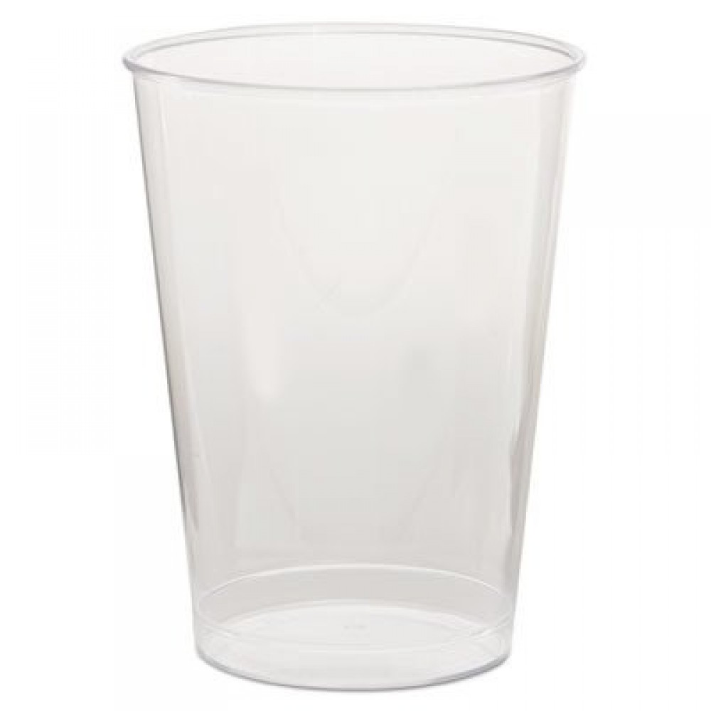 7 Oz. Clear Rigid Disposable Plastic Tumbler with Logo