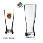 20 Oz. Clear Tall Pilsner Glass (4 Color Process) Custom Printed