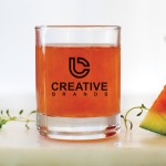 Custom Branded Votive Shot Glass w/Screen Printed Logo