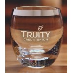 Ritz Barrel On the Rocks Glass (Set Of 2) with Logo