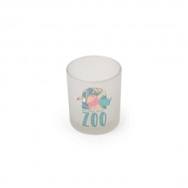 8 oz Frosted Glass with Logo  8 oz Frosted Glass with Logo