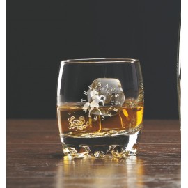 10 Oz. Galaxy On The Rocks Glass (Set Of 4) with Logo  10 Oz. Galaxy On The Rocks Glass (Set Of 4) with Logo