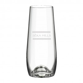 9oz. Drink Master Stemless Champagne Flute with Logo