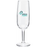 6.25oz Citation Flute Glass (Clear) Logo Printed