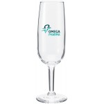 6.25oz Citation Flute Glass (Clear) Logo Printed