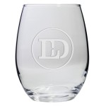 Stemless Wine Glass (15 Oz.) with Logo