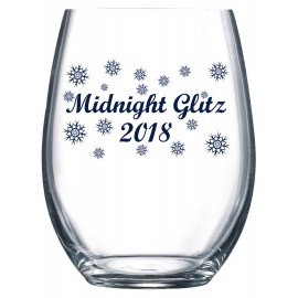 Personalized 9 oz. Allure Sheer Rim Stemless Wine Glass  Personalized 9 oz. Allure Sheer Rim Stemless Wine Glass