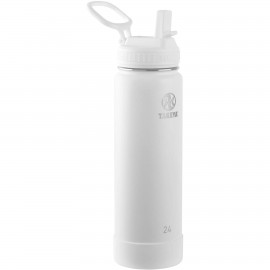 Customized 24 oz Takeya Actives Water Bottle w/Straw Lid