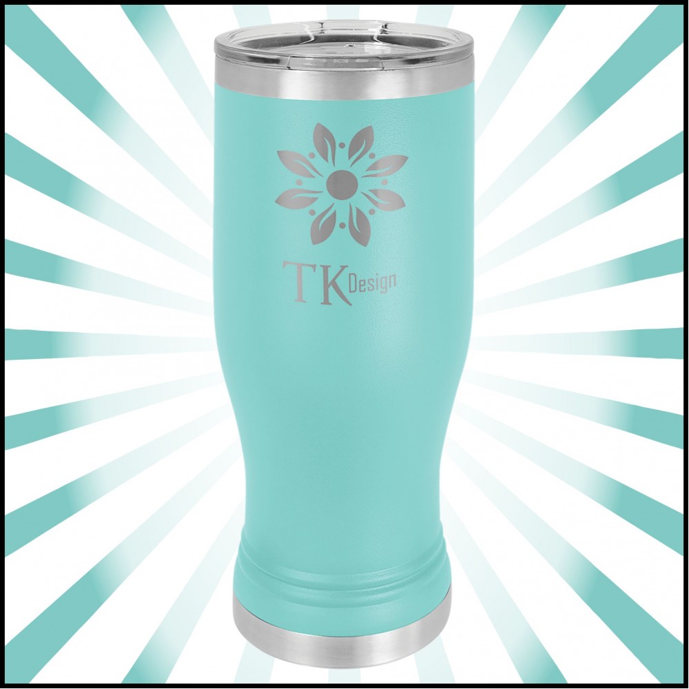 Custom Imprinted 20 oz Teal Stainless Steel Polar Camel Pilsner Vacuum Insulated Tumbler Custom Imprinted 20 oz Teal Stainless Steel Polar Camel Pilsner Vacuum Insulated Tumbler