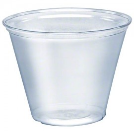Customized 9 Oz. Squat Clear Plastic Soft-Flex Disposable Tumbler  Customized 9 Oz. Squat Clear Plastic Soft-Flex Disposable Tumbler