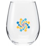 Logo Branded 11.5 oz Vina Stemless Wine Taster Glass (Clear)
