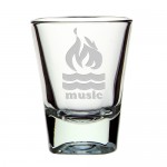 1.5 oz. Shot Glass - Deep Etched Logo Printed