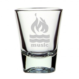 1.5 oz. Shot Glass - Deep Etched Logo Printed
