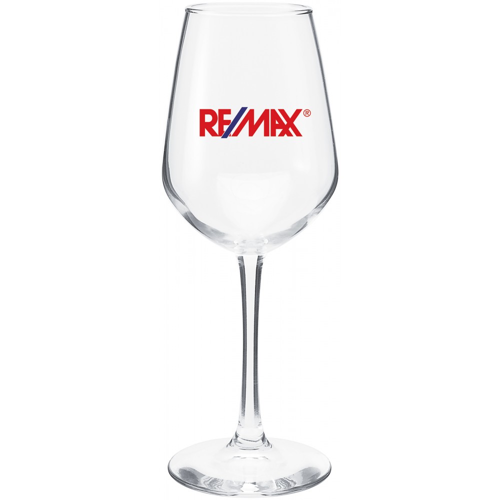 Logo Printed 12.5oz Vina Diamond Wine Glass (Clear)