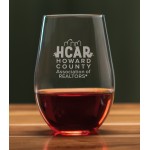 22 Oz. Harmony Stemless Red Wine Glass with Logo