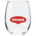 15 oz Perfection Stemless Wine Glass (Clear) with Logo