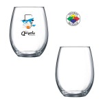 15oz Stemless White Wine Glass - Dishwasher Resistant - Precision Spot Color with Logo