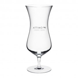 18oz. Universal Hurricane Glass with Logo