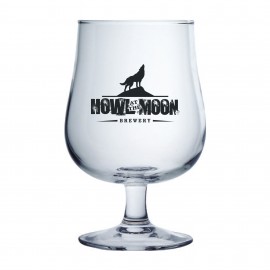 Logo Branded 16.75 oz. Belgium Craft Beer Glass  Logo Branded 16.75 oz. Belgium Craft Beer Glass