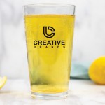 Logo Printed 16 Oz. Pint Glass w/Screen Printed Logo