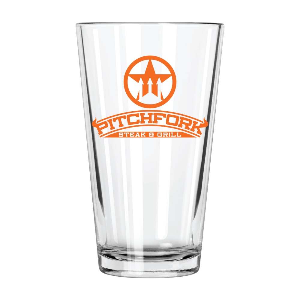 16 oz. Mixing Glass with Logo
