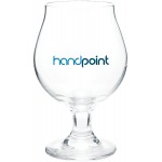 16 oz Belgian Beer Glass (Clear) with Logo