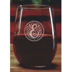 Logo Branded 17 Oz. Selection Stemless Tall Wine Glass (Set Of 2)