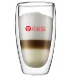 Bodum 15 oz. Pavina Double Wall Glass Logo Printed