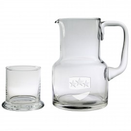 Customized Executive Pitcher and Glass Set