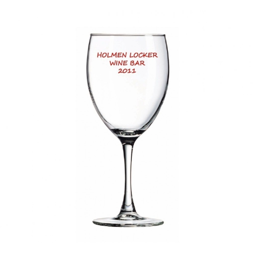 10.5 Ounce Nuance Wine Glass with Logo