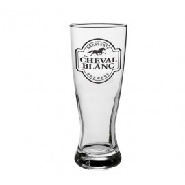 Logo Branded 20 Ounce Pilsner Glass  Logo Branded 20 Ounce Pilsner Glass
