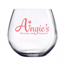 16 oz. Allure Stemless Wine with Logo  16 oz. Allure Stemless Wine with Logo