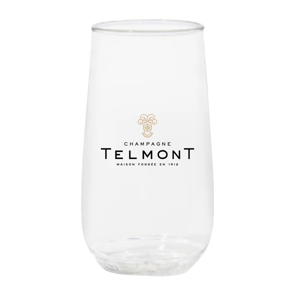 Promotional 6oz Plastic Stemless Champagne Flute