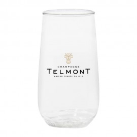 Promotional 6oz Plastic Stemless Champagne Flute