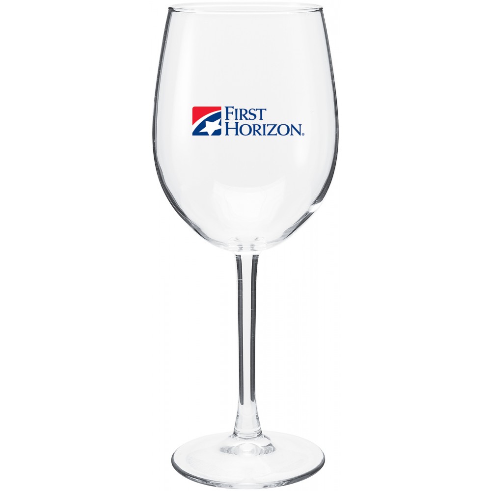 16oz Cachet White Wine Glass (Clear) Logo Printed 16oz Cachet White Wine Glass (Clear) Logo Printed